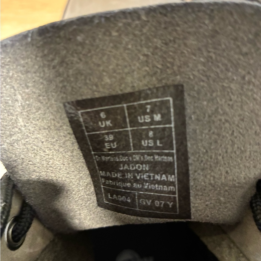 Dr. Martens Gray Jadon Boots - Picture 6 of 8